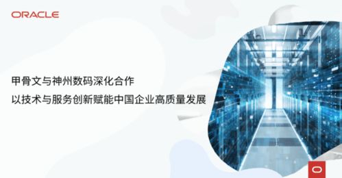 甲骨文与神州数码深化战略合作，以数字技术与服务创新共筑中国企业高质量发展新篇章